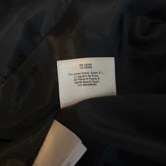 Jones NY Nautical Blue Striped Blazer Jacket Size 6 - Picture 7 of 7